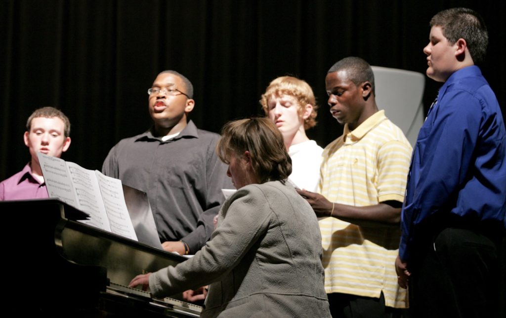 Community Choir singing